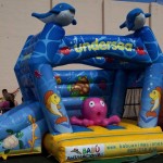 Castillo hinchable básico para cumpleaños