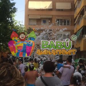 Descubre la fiesta de la espuma con Babu Animaciones