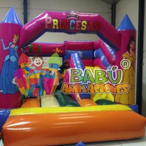 castillo hinchable para alquilar de princesas