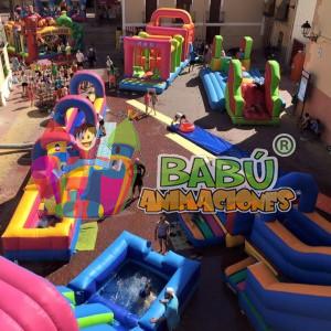 Pista americana Hinchable en Babu Animaciones.