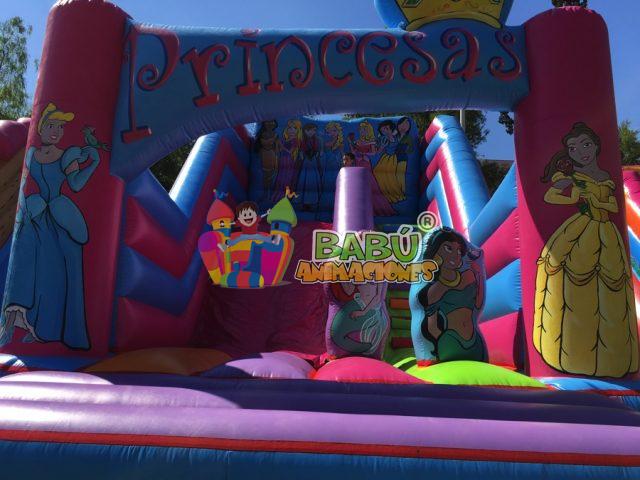Castillo hinchable de princesas