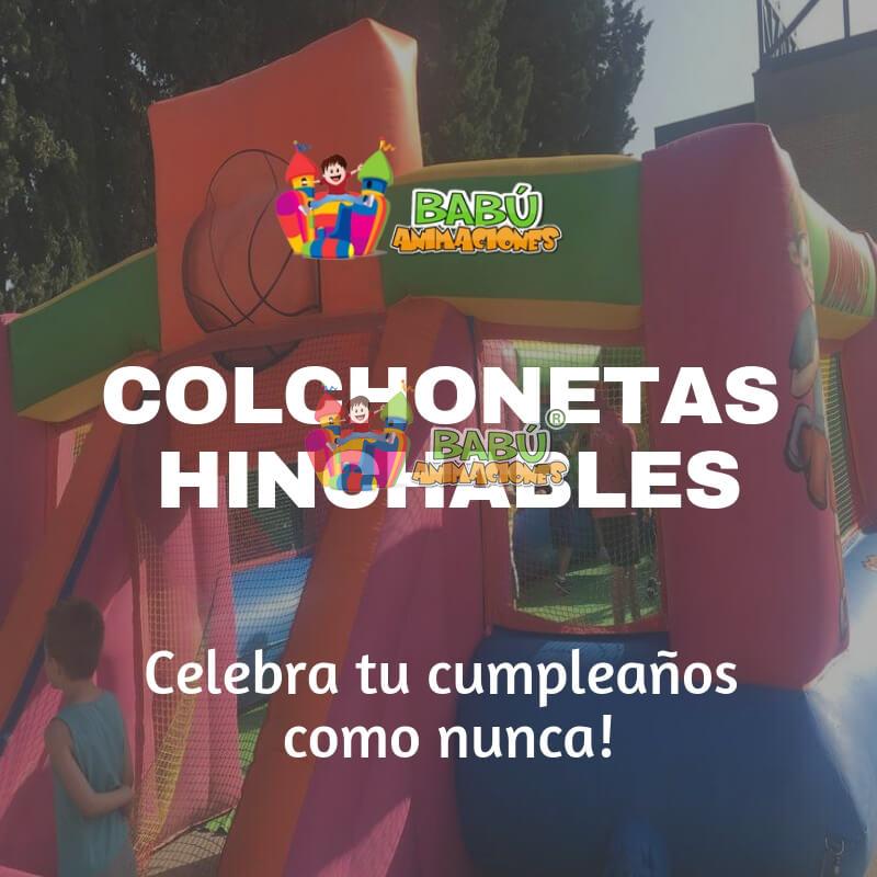 Colchonetas hinchables para cumpleaños, divíertete!