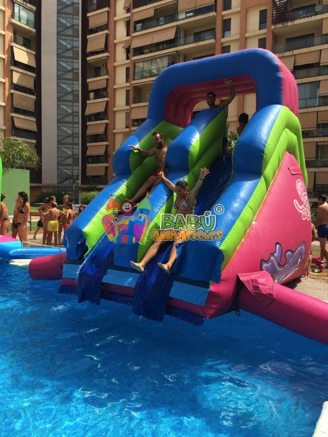 Alquiler de castillos hinchables acuáticos