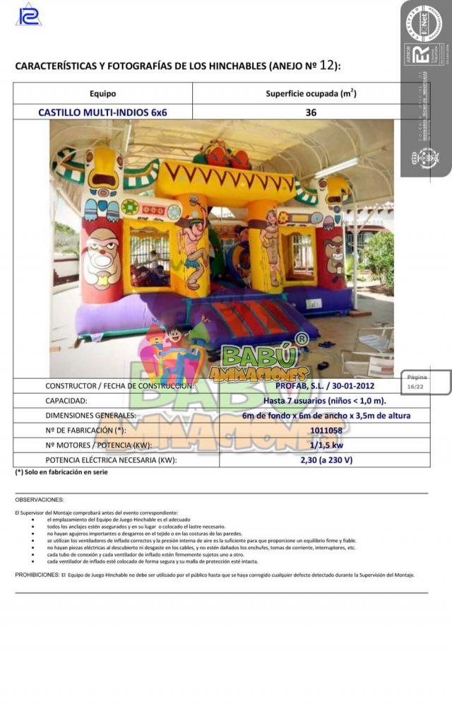 Alquiler de castillos hinchables certificados