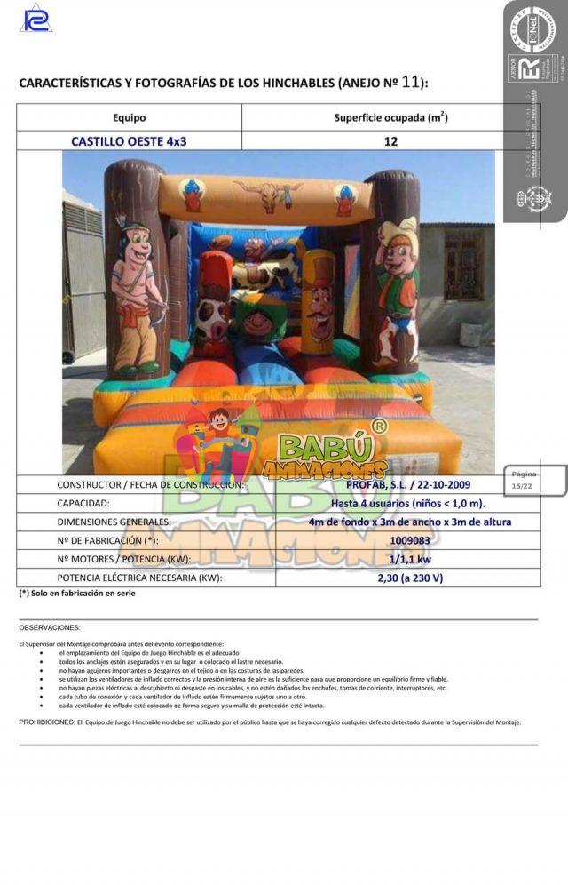 Alquiler de castillos hinchables certificados