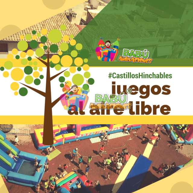 Alquiler de castillos hinchables y juegos al aire libre
