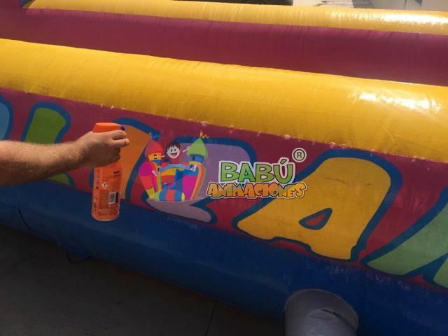 Limpieza de un hinchable