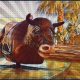 Toro mecánico, el hinchable mecánico del momento