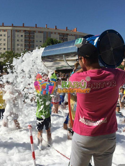 Fin de curso con espuma Fin de curso con espuma