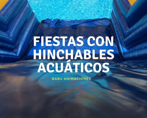 Fiestas con hinchables acuáticos