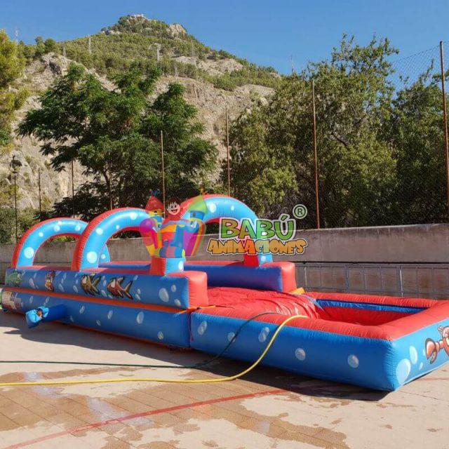 Ideal para fiestas acuáticas.