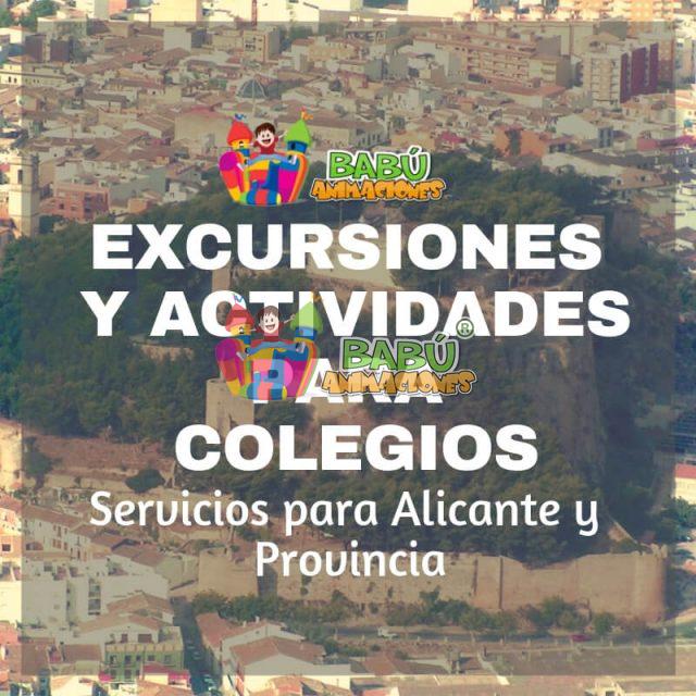 Organización de excursiones en Alicante. Excursiones para colegios en Alicante.
