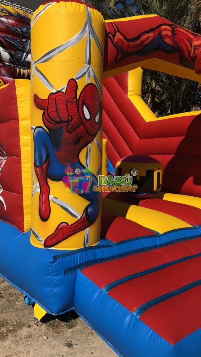 Spiderman, detalle de este hinchable