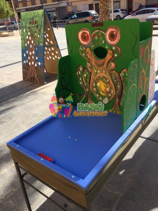 Juego de habilidad de la Rana