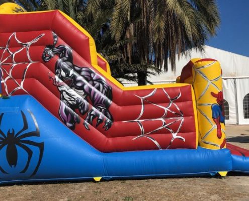 Hinchable de Spiderman para fiestas de cumpleaños