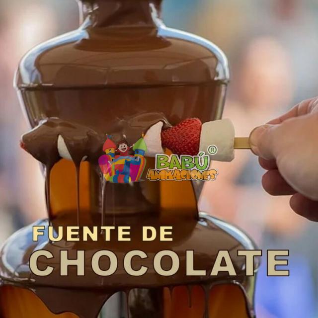 Fuente de chocolate para eventos