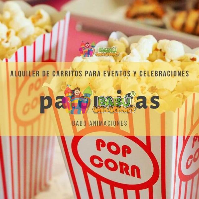 Alquiler de carrito de palomitas