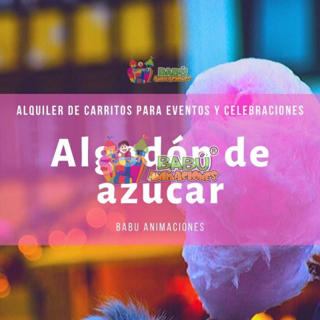 Carrito de algodón de azúcar en Alicante