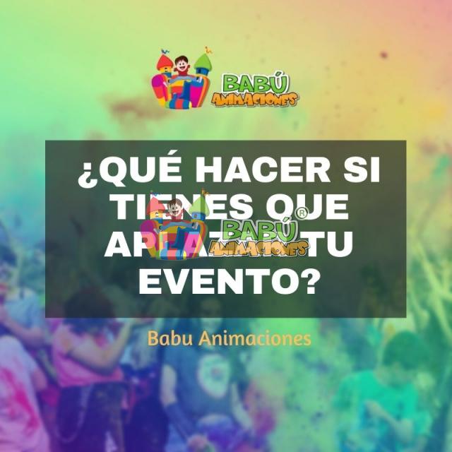 Qué hacer si tienes que aplazar un evento?
