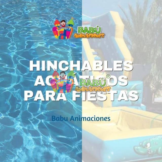 Castillo hinchable acuático