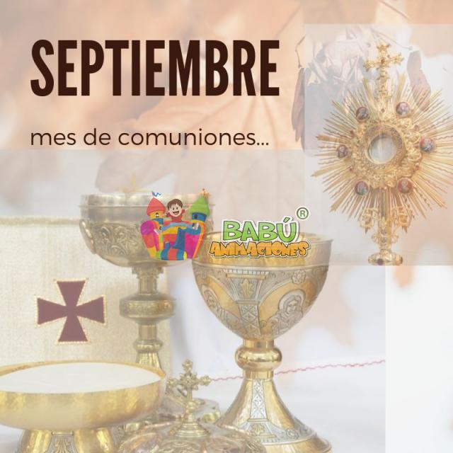 Septiembre, mes de comuniones