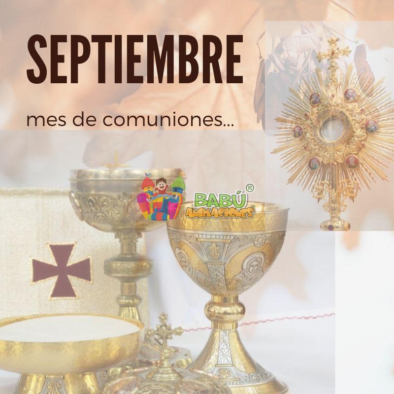 Septiembre, mes de comuniones