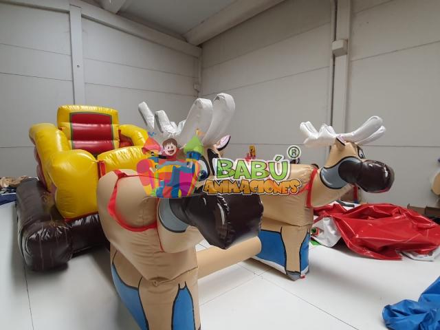 Trineo de navidad hinchable
