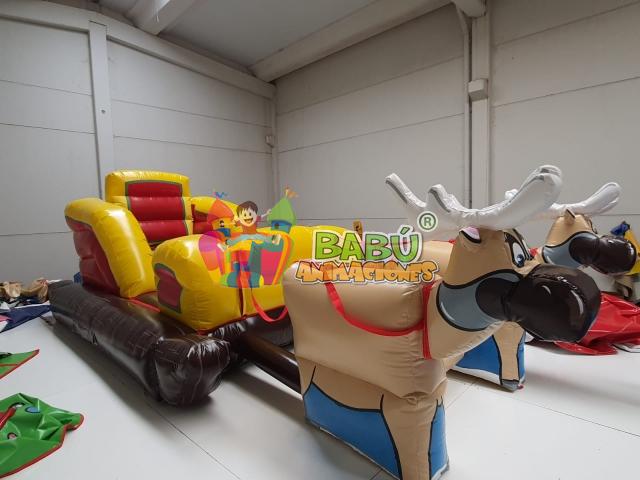 Trineo de navidad hinchable