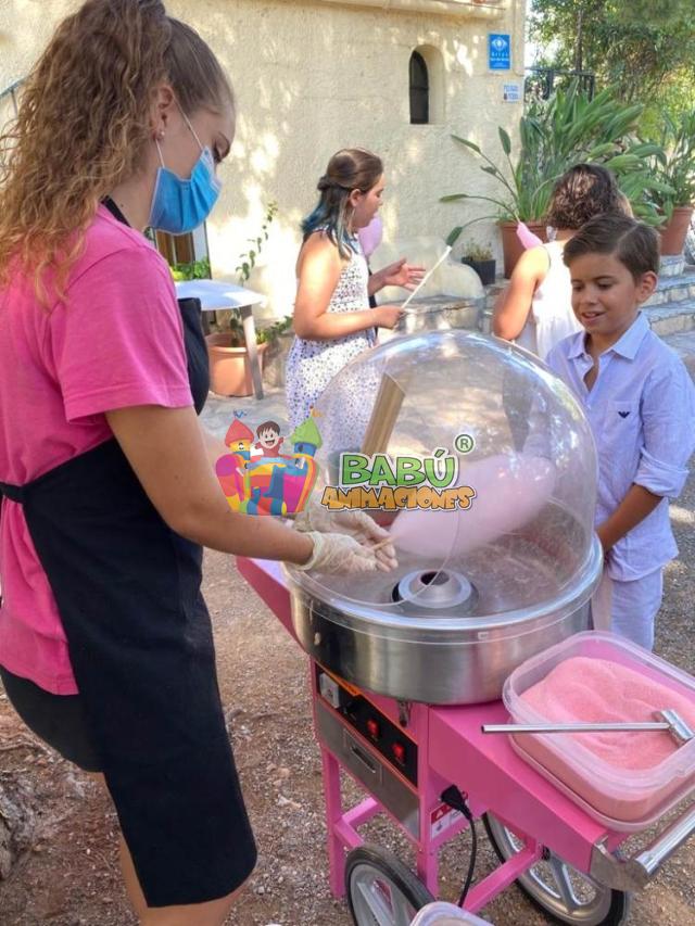 Carrito de algodón de azúcar