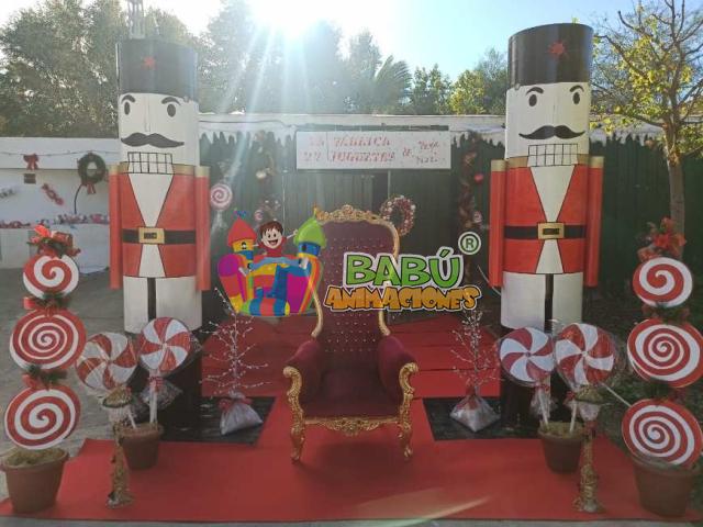 Alquiler de servicio trono Papa Noel