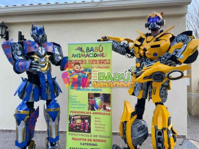Alquiler de disfraces de Transformers